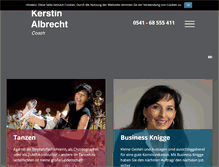 Tablet Screenshot of kerstin-albrecht.de